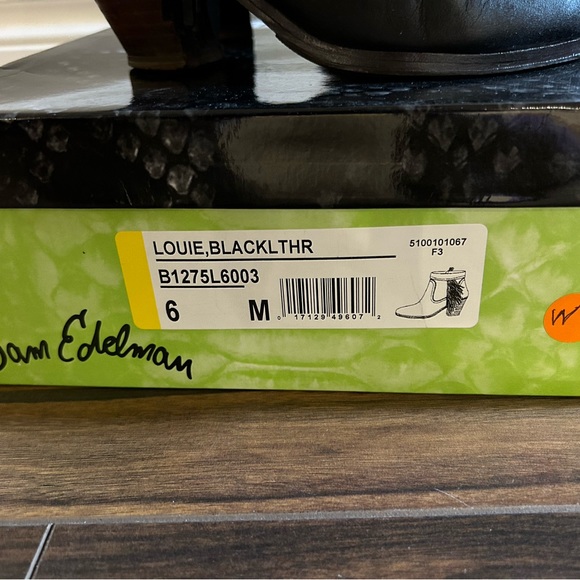 Sam Edelman Fringe Black Ankle Booties - Picture 6 of 6